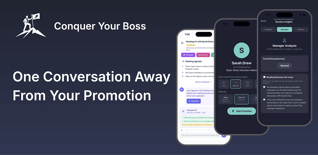 Conquer Your Boss - App Preview
